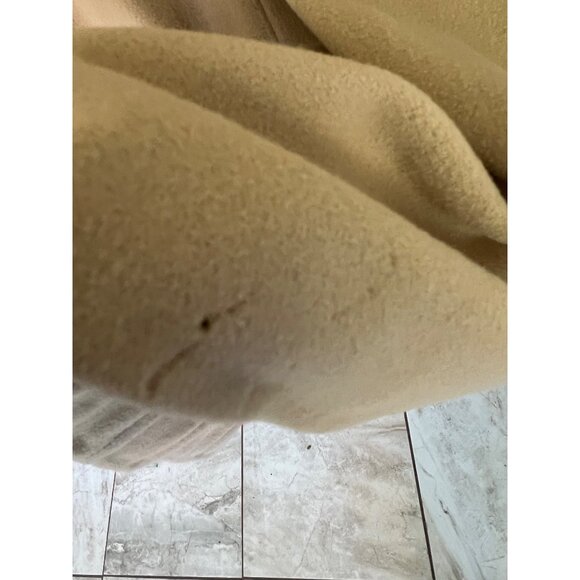 Vintage 50's Hochschild, Kohn Camel Fur Collar 3/4 Sleeve Overcoat Medium - Picture 6 of 14